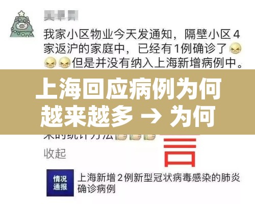 上海回应病例为何越来越多 → 为何上海疫情又紧张了 上海回应病例为何越来越多 → 为何上海疫情又紧张了
