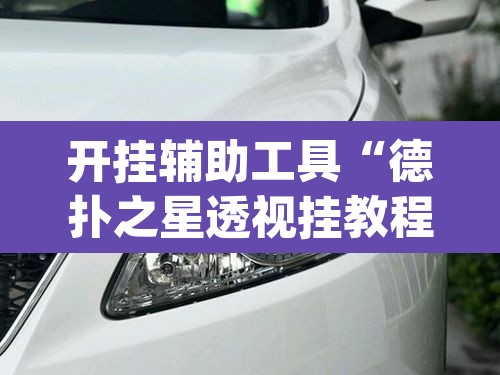 开挂辅助工具“德扑之星透视挂教程”(透视)其实确实有挂