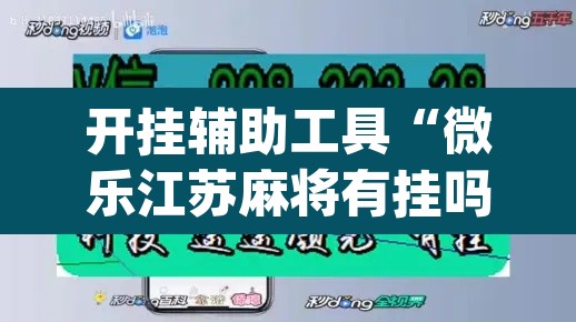 开挂辅助工具“微乐江苏麻将有挂吗	”(透视挂)辅助透视教程
