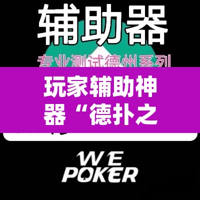 玩家辅助神器“德扑之星作弊透视挂”(透视挂)辅助透视教程