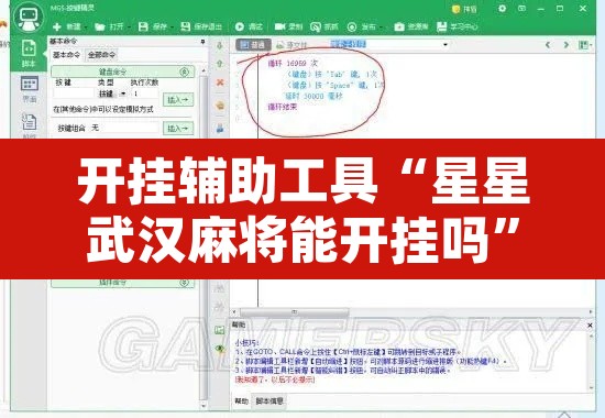 开挂辅助工具“星星武汉麻将能开挂吗”开挂辅助脚本+详细开挂安装教程