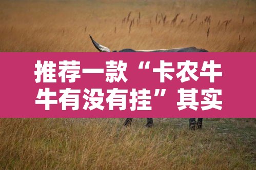 推荐一款“卡农牛牛有没有挂	”其实确实有挂
