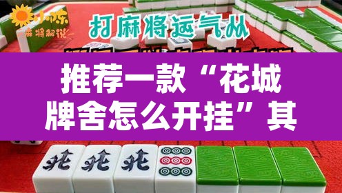 推荐一款“花城牌舍怎么开挂”其实确实有挂