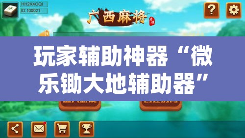 玩家辅助神器“微乐锄大地辅助器”(透视挂)辅助透视教程