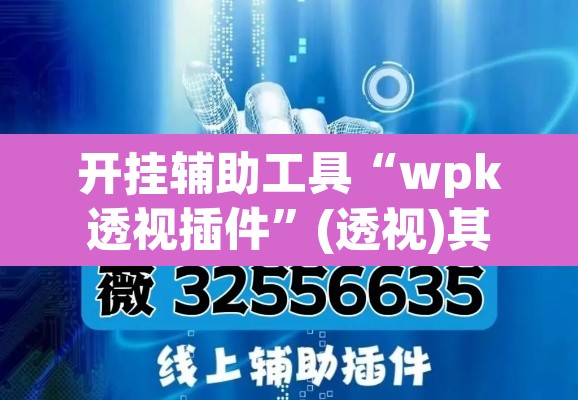 开挂辅助工具“wpk透视插件	”(透视)其实确实有挂