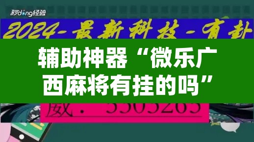 辅助神器“微乐广西麻将有挂的吗”(透视)其实确实有挂