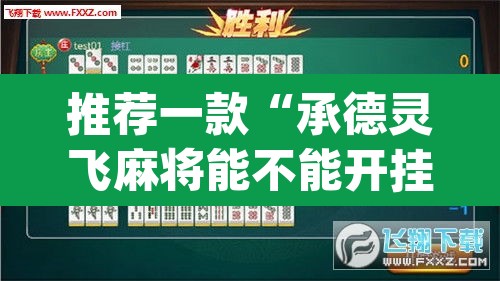 推荐一款“承德灵飞麻将能不能开挂	”(透视挂)辅助透视教程