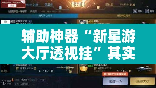 辅助神器“新星游大厅透视挂”其实确实有挂