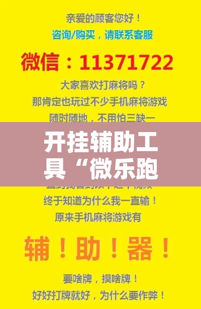 开挂辅助工具“微乐跑得快开挂下载安装微信”其实确实有挂