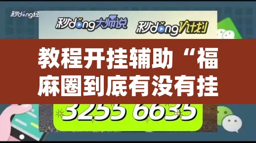 教程开挂辅助“福麻圈到底有没有挂	”(透视)其实确实有挂