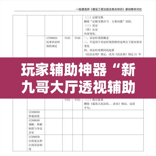 玩家辅助神器“新九哥大厅透视辅助最新”(透视挂)辅助透视教程