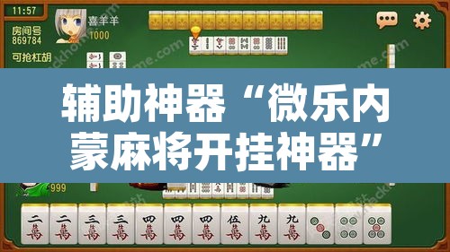 辅助神器“微乐内蒙麻将开挂神器	”其实确实有挂