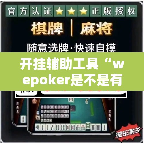 开挂辅助工具“wepoker是不是有透视软件”其实确实有挂