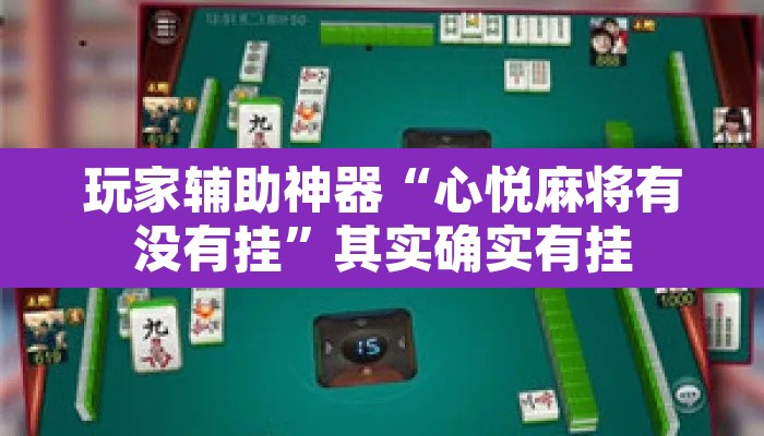 玩家辅助神器“心悦麻将有没有挂”其实确实有挂