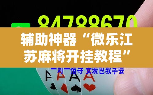 辅助神器“微乐江苏麻将开挂教程”(透视挂)辅助透视教程