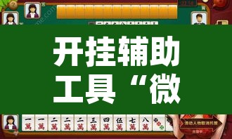 开挂辅助工具“微乐安徽麻将怎么提高胜率”其实确实有挂