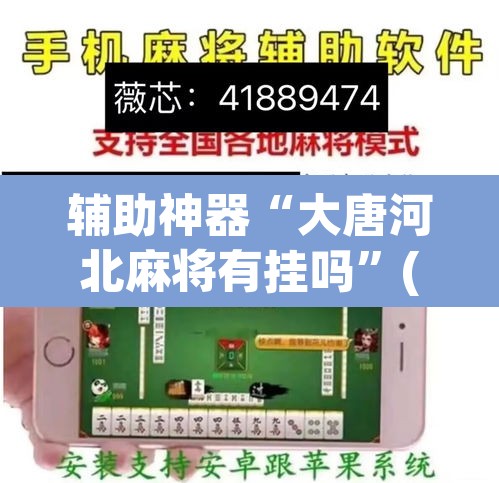 辅助神器“大唐河北麻将有挂吗	”(透视)其实确实有挂