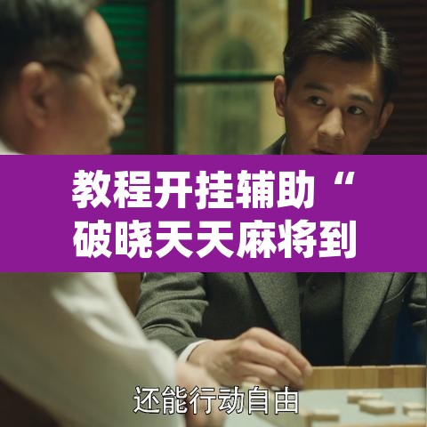 教程开挂辅助“破晓天天麻将到底有没有挂	”(透视)其实确实有挂