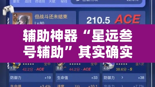 辅助神器“星远叁号辅助	”其实确实有挂
