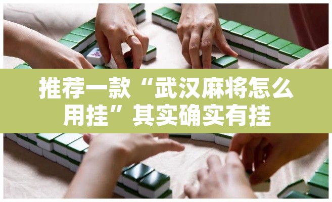 推荐一款“武汉麻将怎么用挂”其实确实有挂