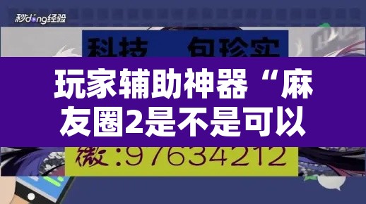 玩家辅助神器“麻友圈2是不是可以作弊”其实确实有挂