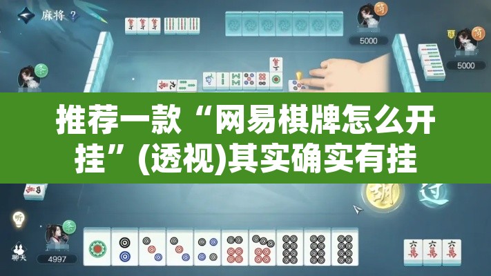 推荐一款“网易棋牌怎么开挂”(透视)其实确实有挂