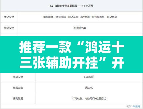 推荐一款“鸿运十三张辅助开挂”开挂辅助脚本+详细开挂安装教程