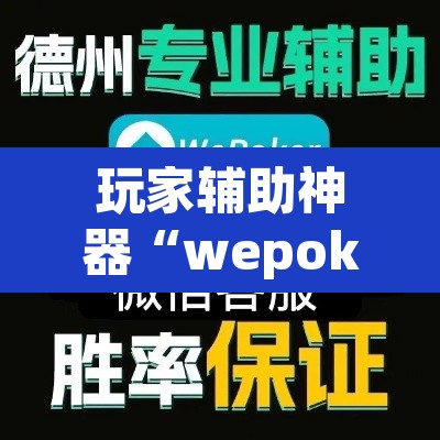 玩家辅助神器“wepoker作 弊透视开挂”(透视挂)辅助透视教程
