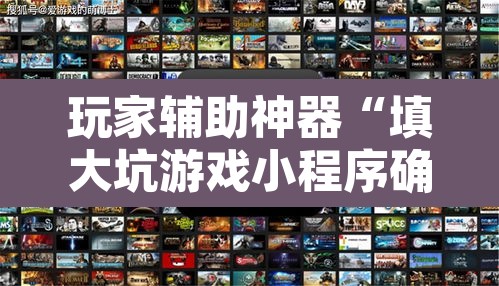 玩家辅助神器“填大坑游戏小程序确实可以开挂”附辅助神器开挂脚本详细步骤