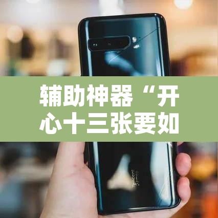 辅助神器“开心十三张要如何操作开挂辅助”其实确实有挂