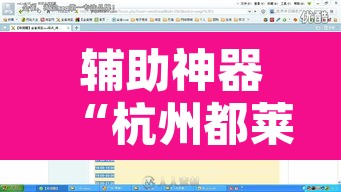 辅助神器“杭州都莱辅助器”开挂辅助脚本+详细开挂安装教程