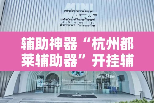 辅助神器“杭州都莱辅助器	”开挂辅助脚本+详细开挂安装教程