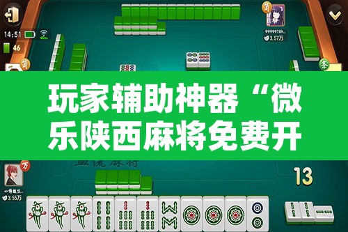 玩家辅助神器“微乐陕西麻将免费开挂神器”附辅助神器开挂脚本详细步骤
