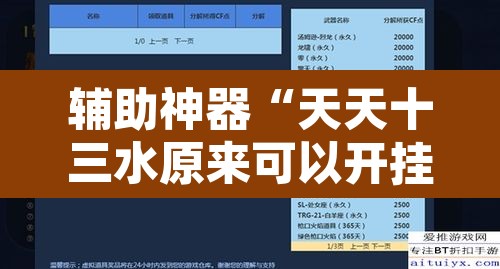 辅助神器“天天十三水原来可以开挂	”附辅助神器开挂脚本详细步骤