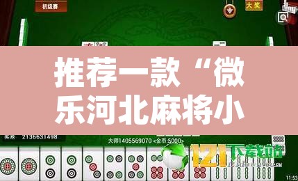 推荐一款“微乐河北麻将小程序万能挂”其实确实有挂
