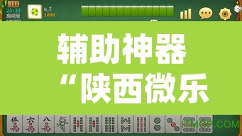 辅助神器“陕西微乐麻将万能开挂器”(透视)其实确实有挂