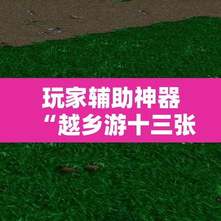 玩家辅助神器“越乡游十三张到底有没有挂”其实确实有挂