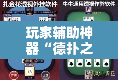 玩家辅助神器“德扑之星透视开挂辅助	”其实确实有挂