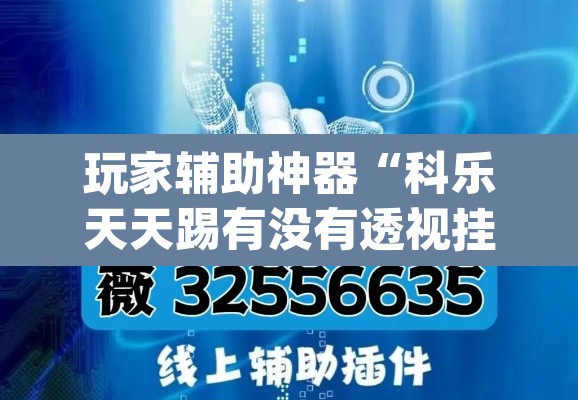 玩家辅助神器“科乐天天踢有没有透视挂”(透视挂)辅助透视教程