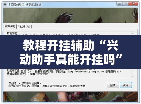 教程开挂辅助“兴动助手真能开挂吗”开挂辅助脚本+详细开挂安装教程