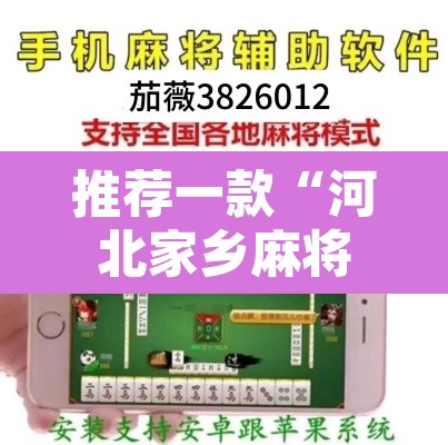 推荐一款“河北家乡麻将亲友圈怎么开挂”附辅助神器开挂脚本详细步骤
