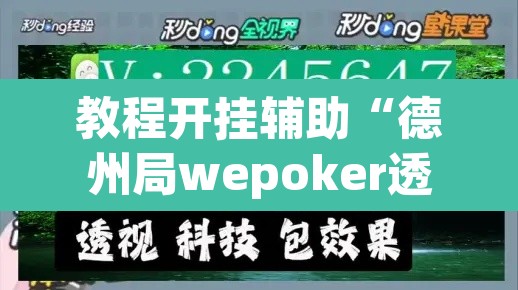 教程开挂辅助“德州局wepoker透视挂方法	”其实确实有挂