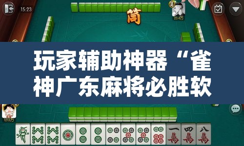 玩家辅助神器“雀神广东麻将必胜软件免费	”其实确实有挂