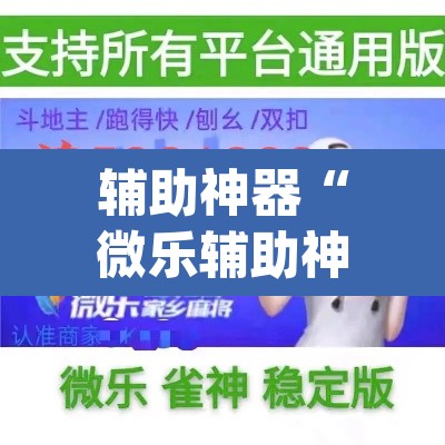 辅助神器“微乐辅助神器开挂”(透视)其实确实有挂