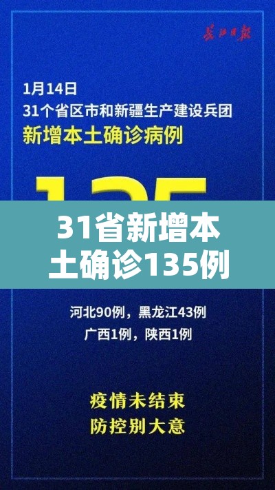 31省新增本土确诊135例 → 31省新增确诊33例本土1例!