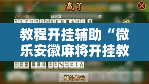 教程开挂辅助“微乐安徽麻将开挂教程”附辅助神器开挂脚本详细步骤