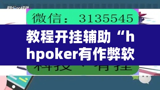 教程开挂辅助“hhpoker有作弊软件吗”其实确实有挂