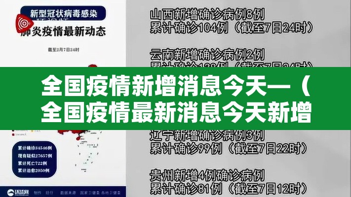 全国疫情新增消息今天—(全国疫情最新消息今天新增了15例) 全国疫情新增消息今天—(全国疫情最新消息今天新增了15例)