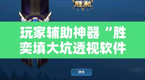 玩家辅助神器“胜奕填大坑透视软件	”其实确实有挂