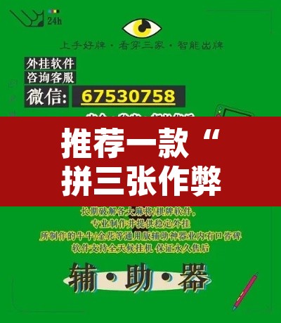 推荐一款“拼三张作弊透视”开挂辅助脚本+详细开挂安装教程